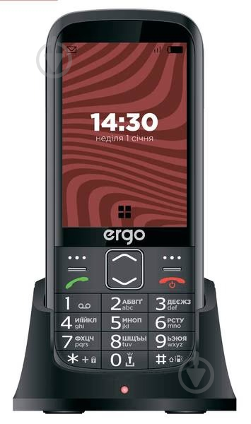 Мобільний телефон Ergo R351 Dual Sim black R351 Dual Sim (black) - фото 6