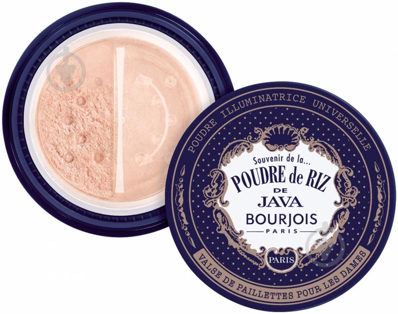 Пудра Bourjois Poudre de Riz de Java мерцающий прозрачный 3,5 г - фото 1