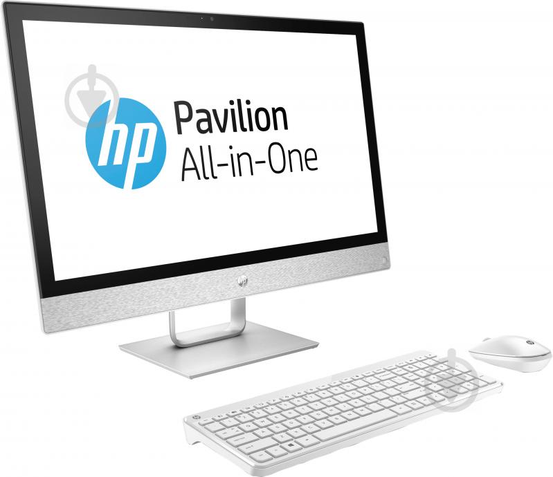 Моноблок HP Pavilion All-in-One 24-r012ur 23,8" (2MJ10EA) white - фото 2