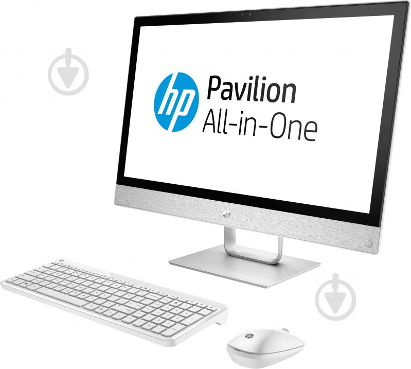 Моноблок HP Pavilion All-in-One 24-r012ur 23,8" (2MJ10EA) white - фото 3