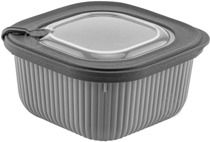 Контейнер Idea Home 00681 Line Box Gray 0.6л (00681 Gray) - фото 1