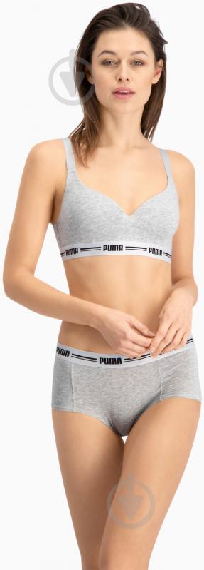 Бра Puma WOMEN PADDED TOP 1P HAN 90786303 р.XS сірий - фото 5