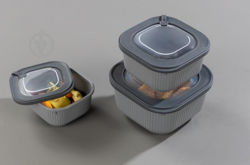 Контейнер Idea Home 00683 Line Box Gray 1.8л (00683 Gray) - фото 2