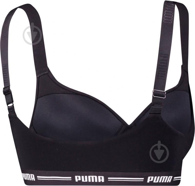 Бра Puma WOMEN PADDED TOP 1P HAN 90786304 р.XS чорний - фото 4