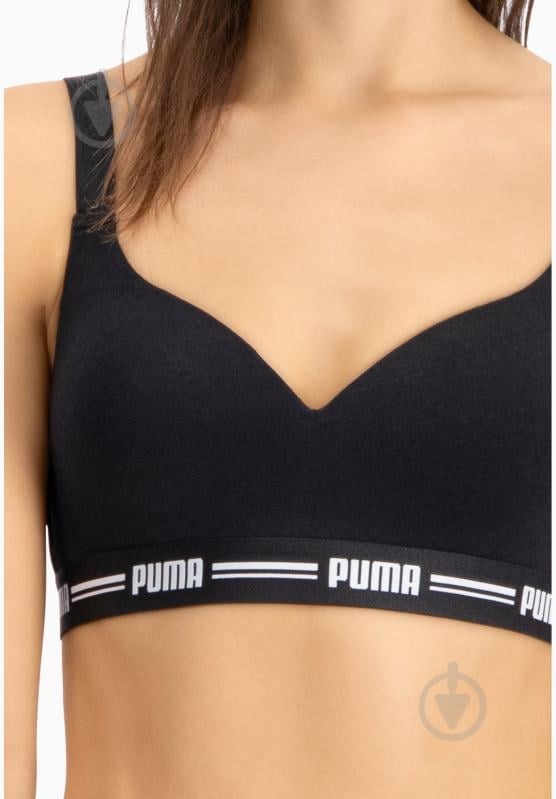 Бра Puma WOMEN PADDED TOP 1P HAN 90786304 р.XS чорний - фото 5