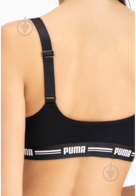 Бра Puma WOMEN PADDED TOP 1P HAN 90786304 р.XS чорний - фото 6