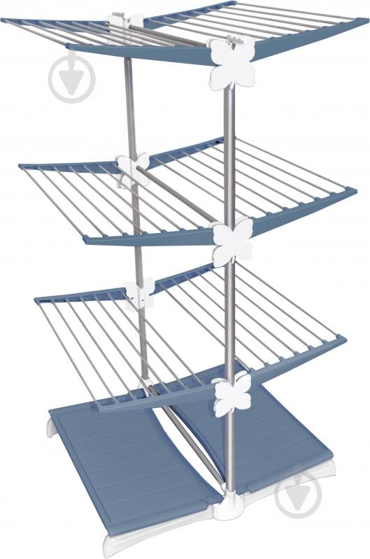 Сушилка для белья Meliconi Stendimeglio Junior 30 м темно-голубая - фото 1