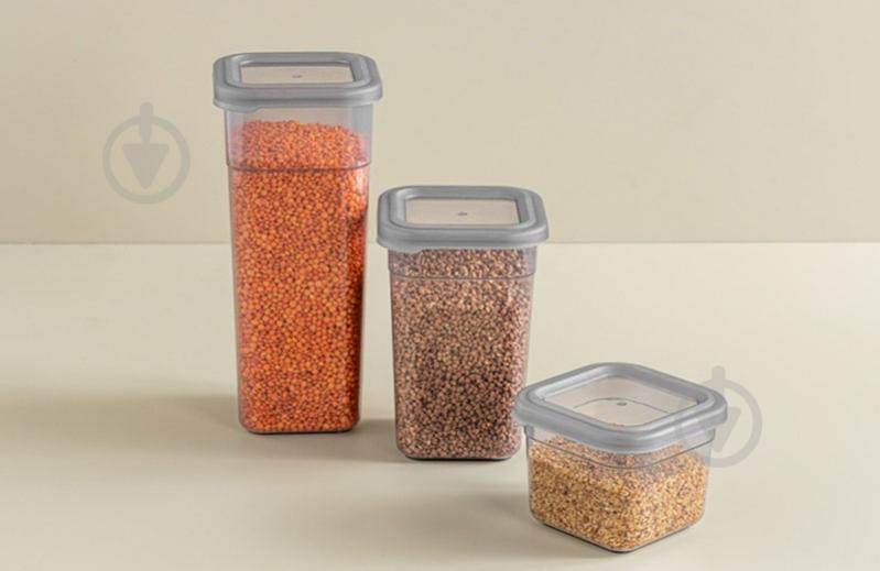 Контейнер Idea Home 00973 Soft Box Grey 0.68 л - фото 2