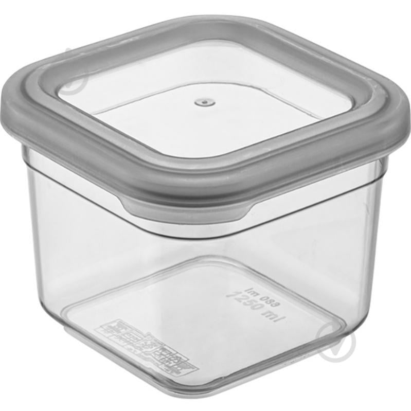 Контейнер Idea Home 00973 Soft Box Grey 0.68 л - фото 1