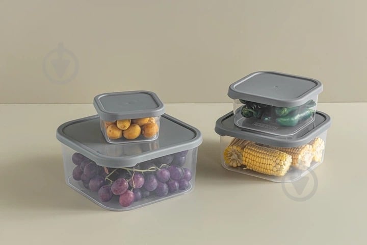 Контейнер Idea Home 00812 Quick Box Gray 0.9 л (00812 Gray) - фото 2