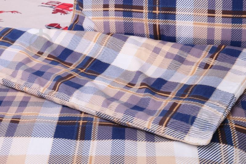 Пододеяльник Клетка синяя (фланель) 200x220 см La Nuit - фото 1 Пододеяльник Клетка синяя (фланель) 200x220 см La Nuit - фото 1