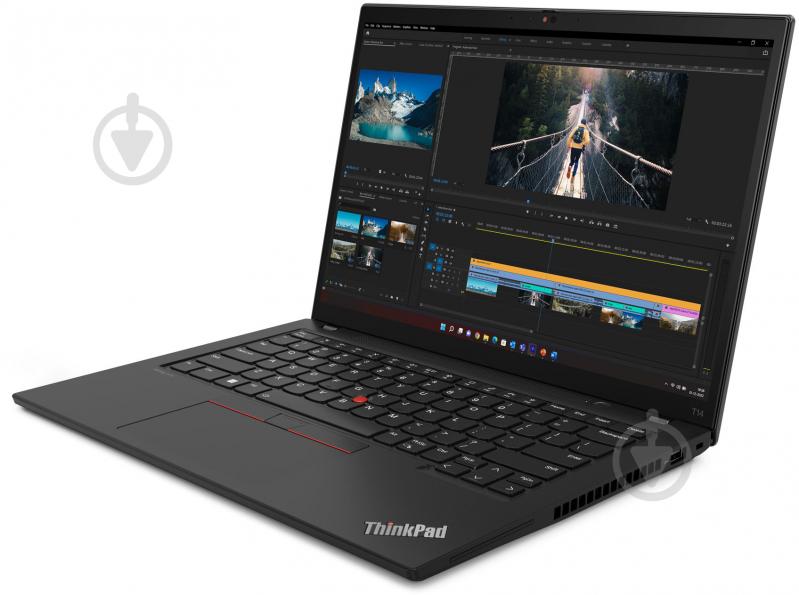 Ноутбук Lenovo ThinkPad T14 Gen 4 14" (21HD004VRA) thunder black - фото 5