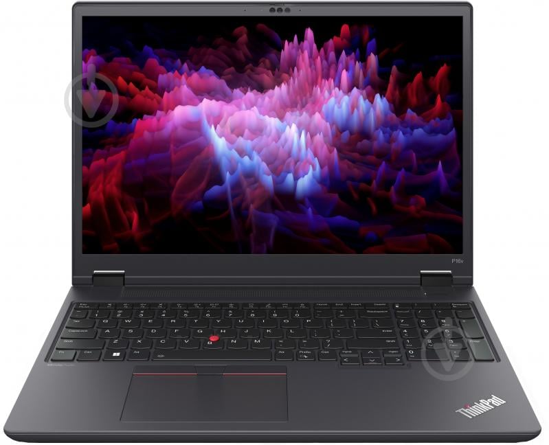 Ноутбук Lenovo ThinkPad P16v Gen 1 16" (21FC0015RA) thunder black - фото 1