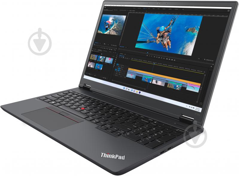 Ноутбук Lenovo ThinkPad P16v Gen 1 16" (21FC0015RA) thunder black - фото 4