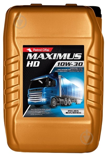 Моторне мастило Petrol Ofisi Maximus HD 10W-30 20 л (11144-10YG) - фото 1