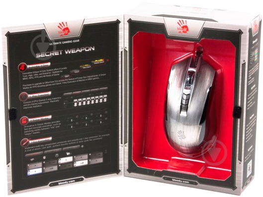 Мышь A4Tech P93 (4711421929516) bullet grey - фото 9 Мышь A4Tech P93 (4711421929516) bullet grey - фото 9