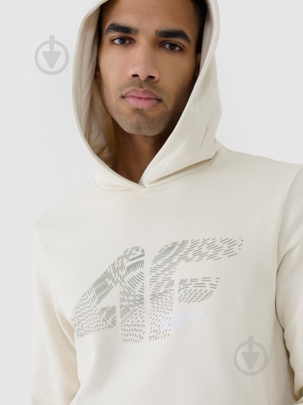 Джемпер 4F SWEATSHIRT M1585 4FWSS25TSWSM1585-12S р.2XL бежевий - фото 4