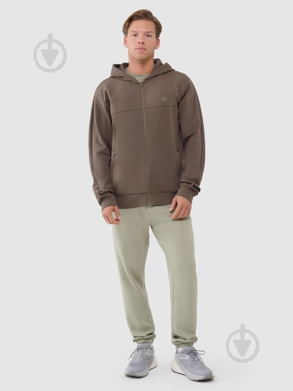 Джемпер 4F SWEATSHIRT M1537 4FWSS25TSWSM1537-80S р.2XL коричневый - фото 2 Джемпер 4F SWEATSHIRT M1537 4FWSS25TSWSM1537-80S р.2XL коричневый - фото 2