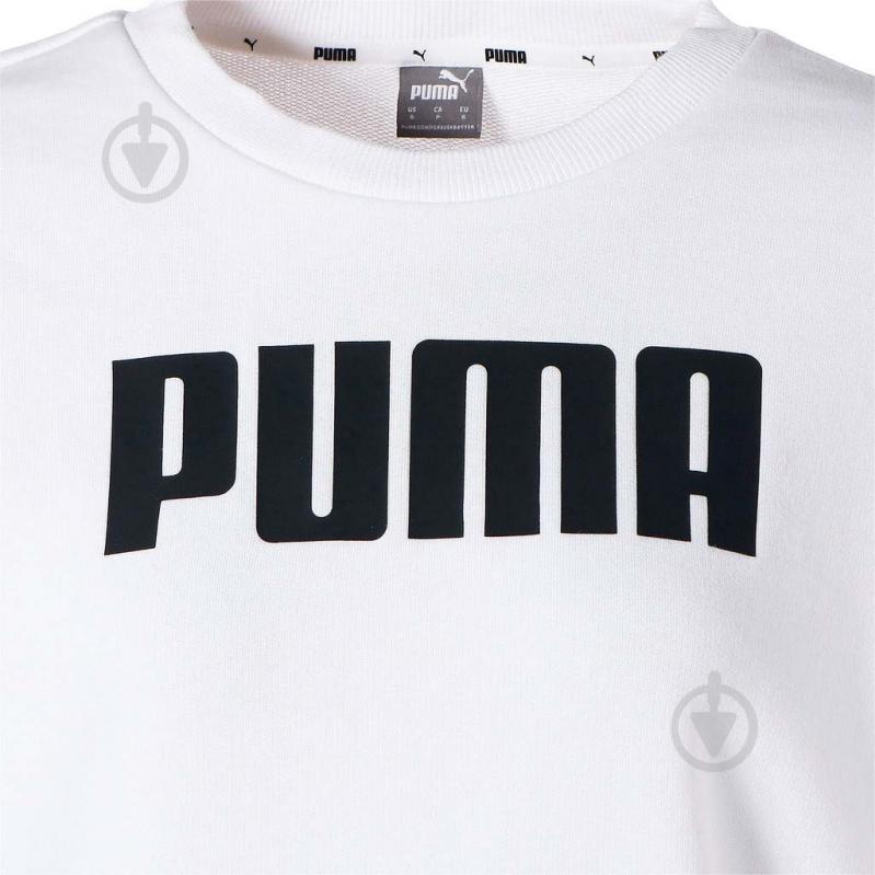 Свитшот Puma ESS CREW SWEAT TR 84719902 р. XL белый - фото 5