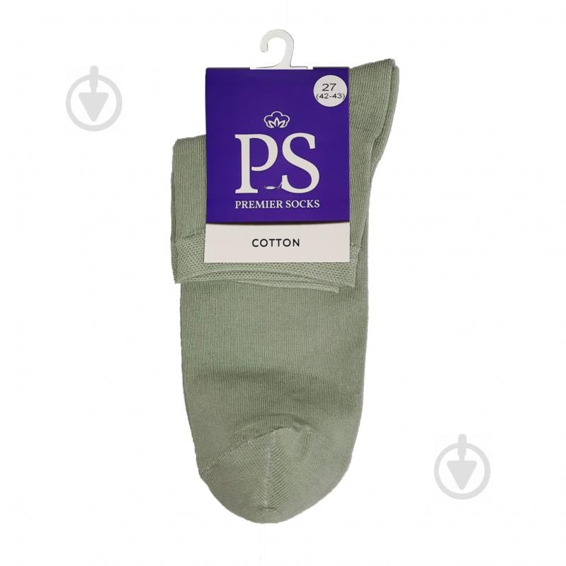 Шкарпетки чоловічі Premier Socks Socks Еліт середні р.27 оливковий - фото 1