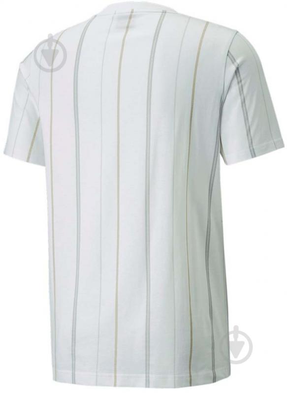 Футболка Puma MODERN BASICS STRIPE TEE 84740802 р.M белый - фото 5