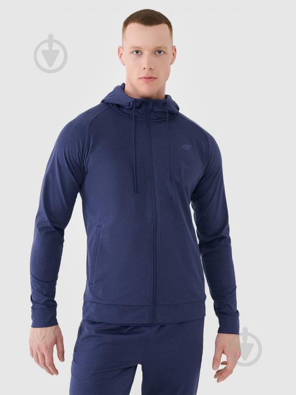 Джемпер 4F SWEATSHIRT FNK M512 4FWSS25TFSWM512-30M р.2XL синій - фото 1 Джемпер 4F SWEATSHIRT FNK M512 4FWSS25TFSWM512-30M р.2XL синій - фото 1