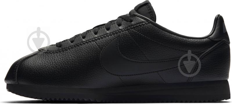 Кросівки чоловічі демісезонні Nike CLASSIC CORTEZ LEATHER 749571-002 р.44,5 чорні - фото 3