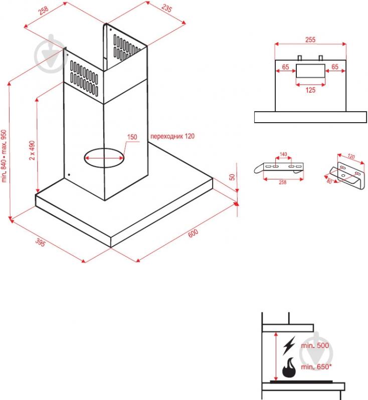 Вытяжка Perfelli T 6311 I - фото 10