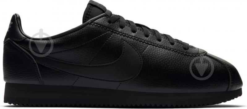 Кроссовки мужские демисезонные Nike CLASSIC CORTEZ LEATHER 749571-002 р.45 черные - фото 1