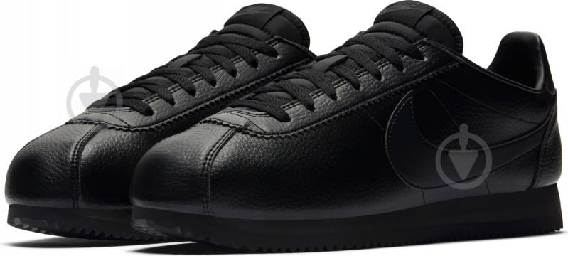 Кроссовки мужские демисезонные Nike CLASSIC CORTEZ LEATHER 749571-002 р.45 черные - фото 2