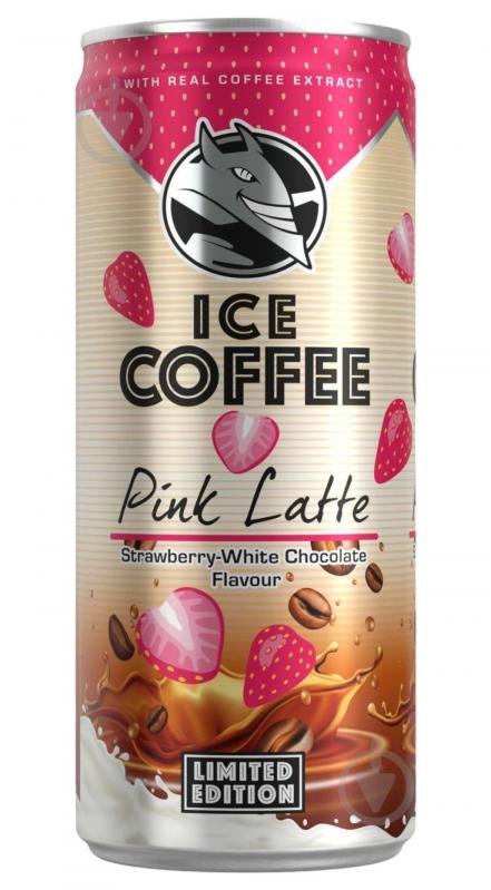 Безалкогольный напиток HELL Ice Coffee Pink Latte 0,25 л - фото 1 Безалкогольный напиток HELL Ice Coffee Pink Latte 0,25 л - фото 1