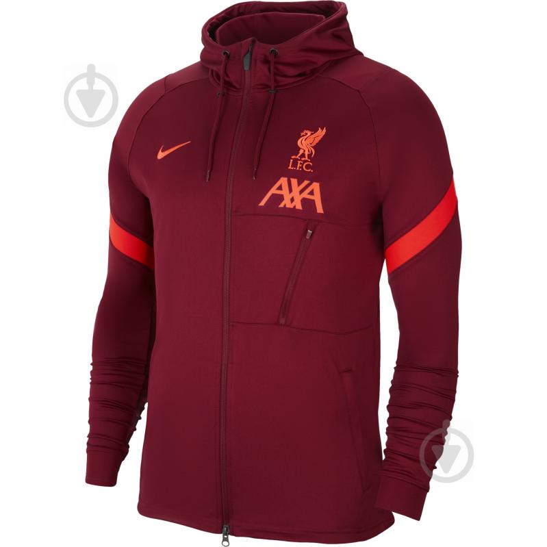 Джемпер Nike LFC MNK DF STRK HD TRK JKT K DB0252-678 р. L червоний - фото 1