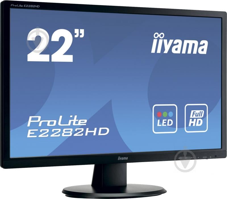 Монітор Iiyama ProLite 21,5" (E2282HD-B1) - фото 2