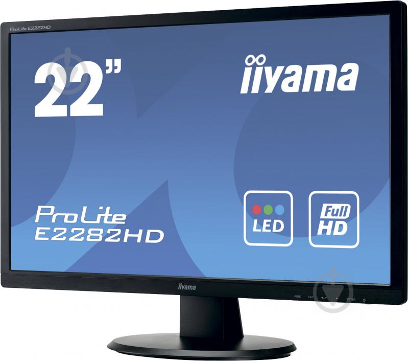 Монітор Iiyama ProLite 21,5" (E2282HD-B1) - фото 3