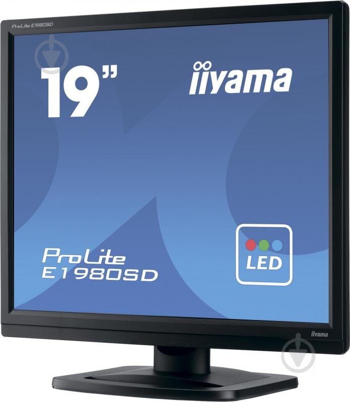 Монітор Iiyama ProLite 19" (E1980SD-B1) - фото 3