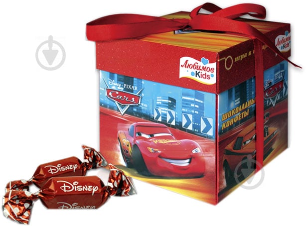 Шоколадные конфеты Любимов Disney Cars 208 г (4820075501433) - фото 2