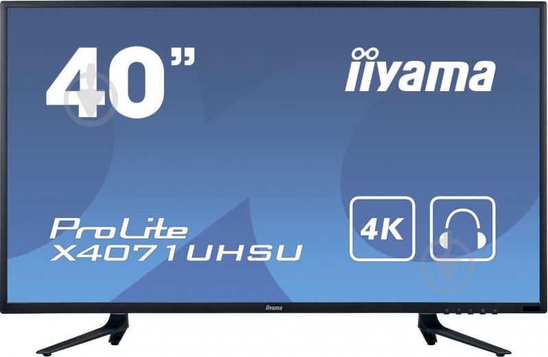 Монитор Iiyama ProLite 39,5" (X4071UHSU-B1) - фото 1