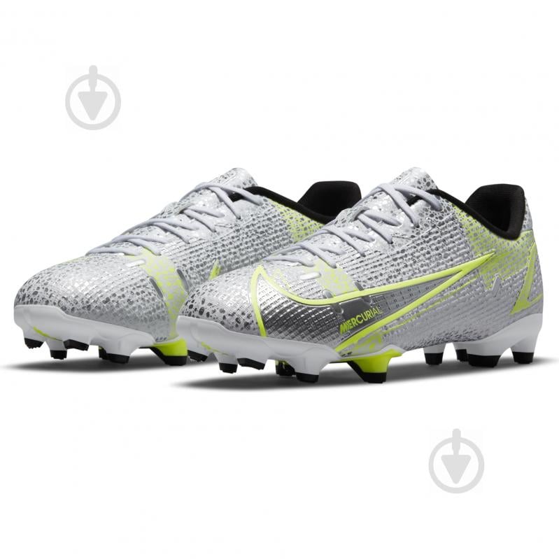 Бутсы Nike JR VAPOR 14 ACADEMY FG/MG CV0811-107 р.27,5 белый - фото 1