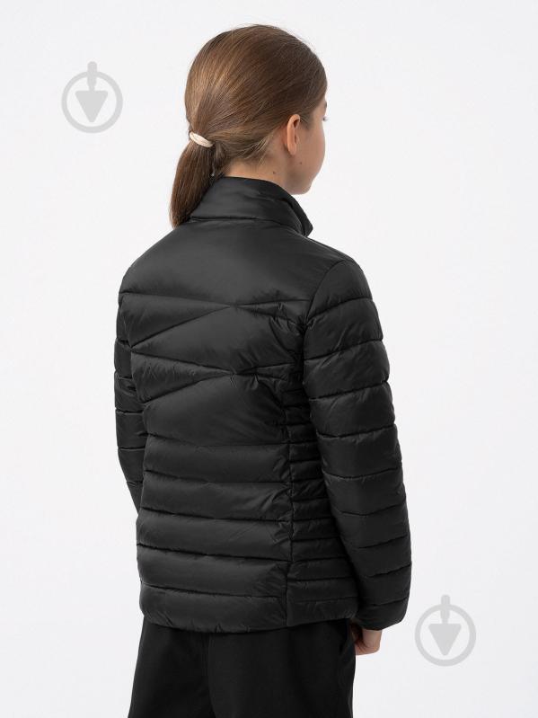 Куртка для девочек 4F DOWN JACKET F219 4FJAW23TDJAF219-21S черная - фото 3