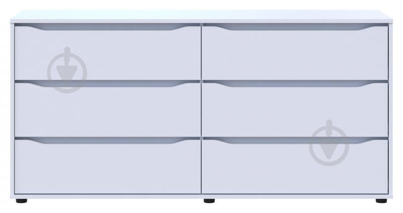 Комод Doros Глобус 1600x780x480 мм белый/белый - фото 2