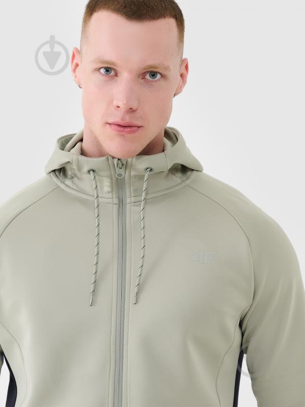 Джемпер 4F SWEATSHIRT FNK M513 4FWSS25TFSWM513-44S р.2XL хакі - фото 3 Джемпер 4F SWEATSHIRT FNK M513 4FWSS25TFSWM513-44S р.2XL хакі - фото 3