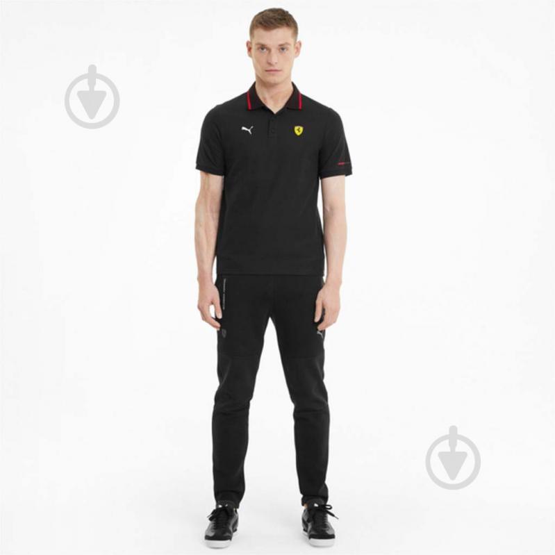 Поло Puma FERRARI RACE POLO 59984301 р.XL черный - фото 3