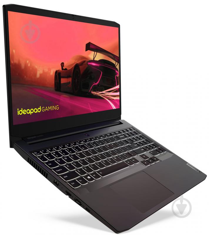 Ноутбук Lenovo ideapad Gaming 3 15ACH6 15,6" (82K202CTRA) shadow black - фото 4