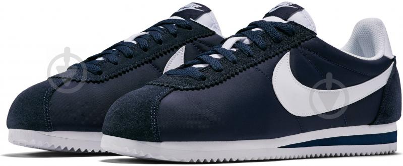 Кросівки чоловічі демісезонні Nike CLASSIC CORTEZ NYLON 807472-410 р.41 темно-сині - фото 2