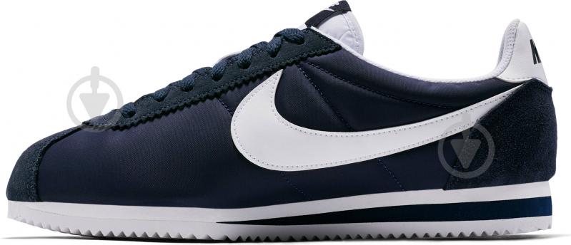 Кросівки чоловічі демісезонні Nike CLASSIC CORTEZ NYLON 807472-410 р.41 темно-сині - фото 3