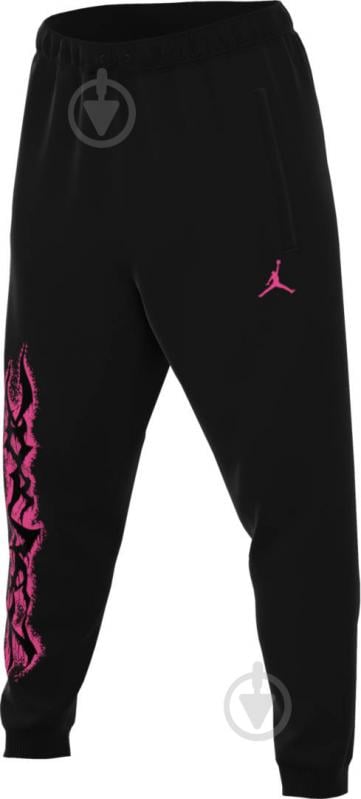 Брюки Jordan M J DF SPRT FLC GFX PANT FN5814-010 р. XL черный - фото 6