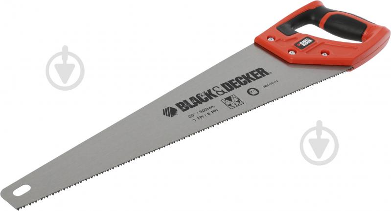 Пила по дереву 500 мм Black+Decker BDHT0-20173 - фото 2