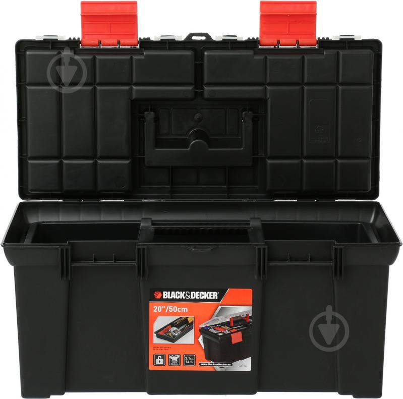 Ящик для ручного инструмента Black+Decker 20" BDST1-70582 - фото 2 Ящик для ручного инструмента Black+Decker 20" BDST1-70582 - фото 2