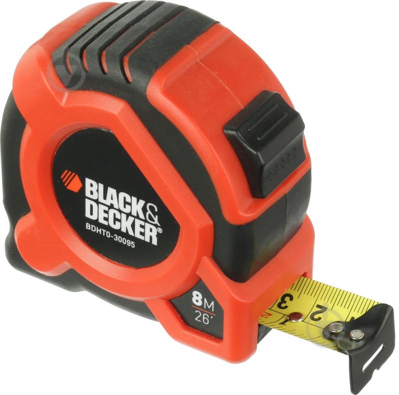 Рулетка Black+Decker BDHT0-30095 8 м x 25 мм - фото 1 Рулетка Black+Decker BDHT0-30095 8 м x 25 мм - фото 1