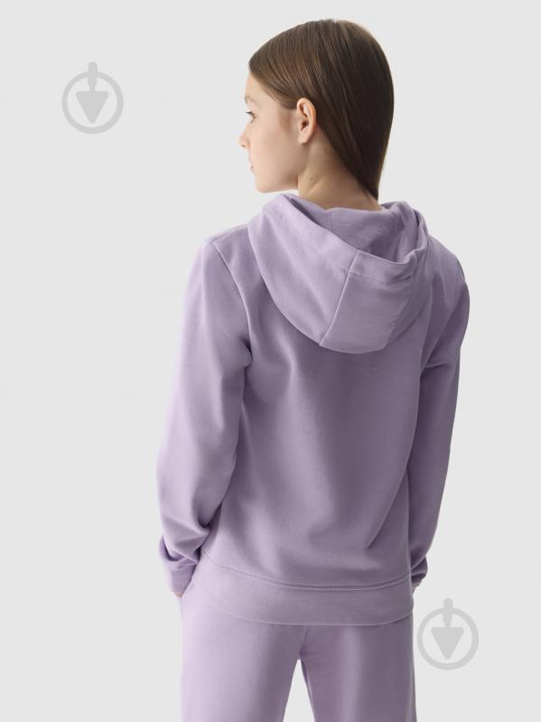 Джемпер 4F SWEATSHIRT F0919 4FJWSS24TSWSF0919-52S р.140 фіолетовий - фото 2